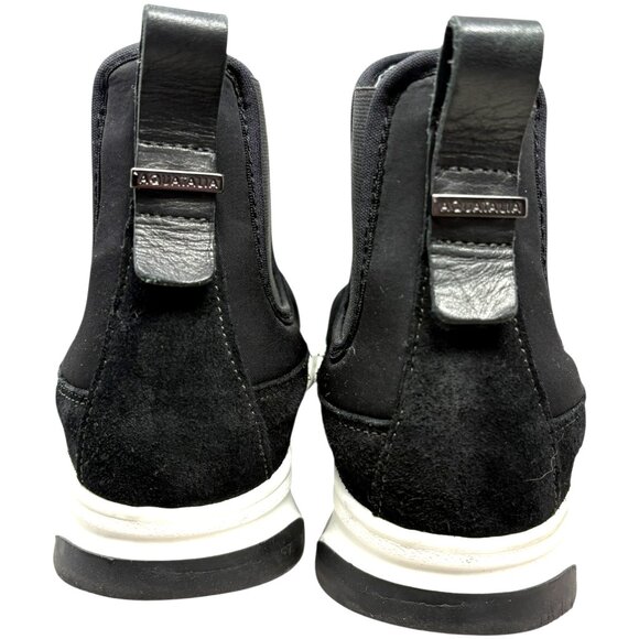 Aquatalia Becky Suede Chelsea Style Platform Sneakers - Picture 10 of 12